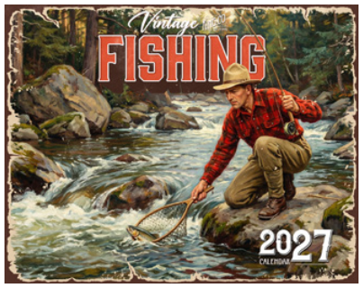 KingCompany Vintage Fishing Kalender 2027