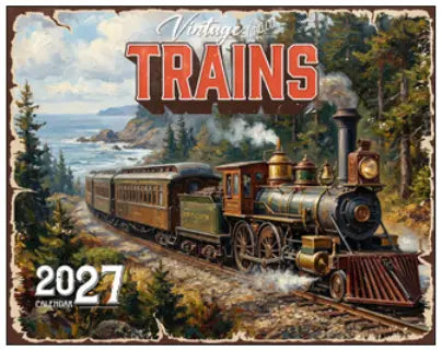 KingCompany Vintage Trains Kalender 2027