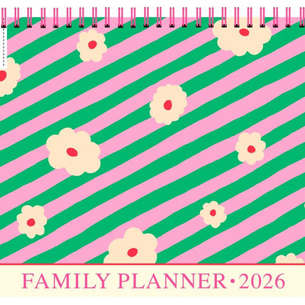 Kitch Kitchen Pepa Lani Family Planner 2026 Flowerstripes
