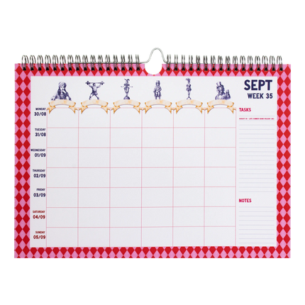 Kitsch Kitchen Kitch Kitchen Family Planner 2027 Circus