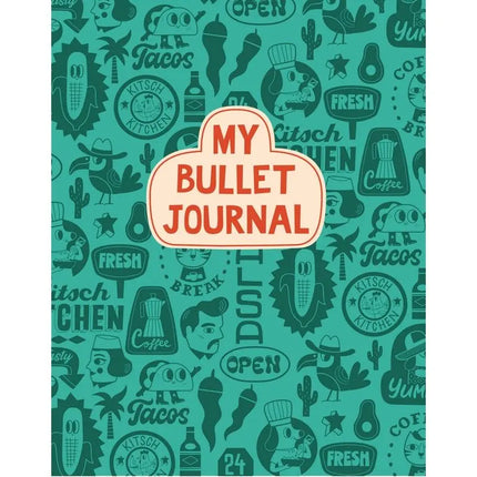Kitsch Kitchen Kitsch Kitchen Bullet Journal El Restaurante Green