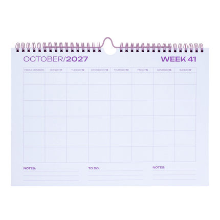Kitsch Kitchen Pepa Lani Family Planner 2027 Birds