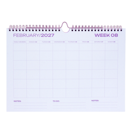 Kitsch Kitchen Pepa Lani Family Planner 2027 Birds