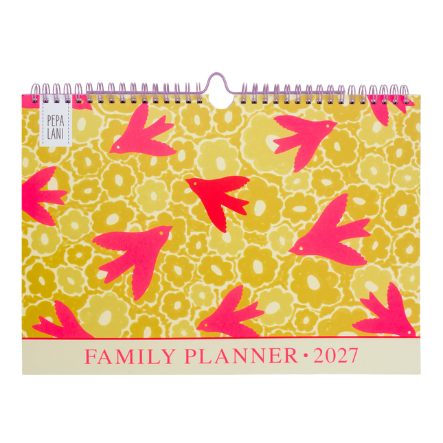 Kitsch Kitchen Pepa Lani Family Planner 2027 Birds