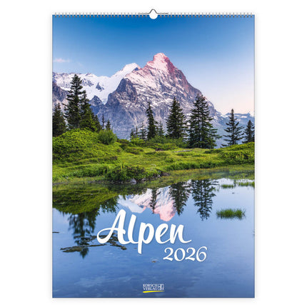 Korsch Verlag Alpen Kalender 2026 Groot