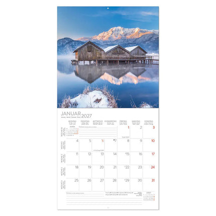 Korsch Verlag Alpen Kalender 2027