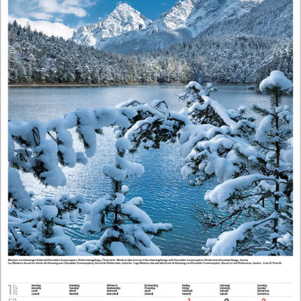 Korsch Verlag Alpen Kalender 2027 Groot