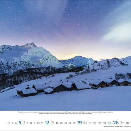 Korsch Verlag Bergen Kalender 2027