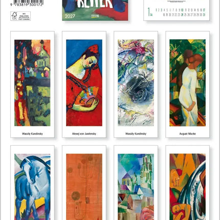 Korsch Verlag Der Blaue Reiter Kalender 2027