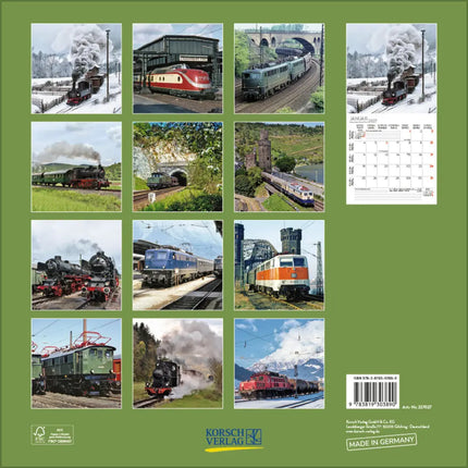 Korsch Verlag Eisenbahnen - Spoorwegen Kalender 2027