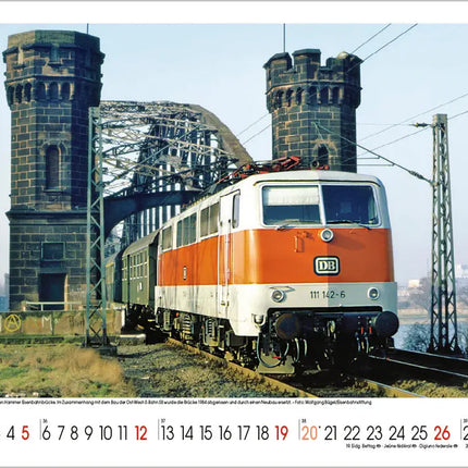 Korsch Verlag Fascinerende Eisenbahnen Kalender 2027
