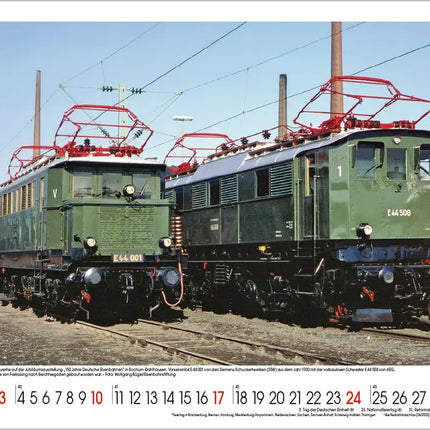 Korsch Verlag Fascinerende Eisenbahnen Kalender 2027