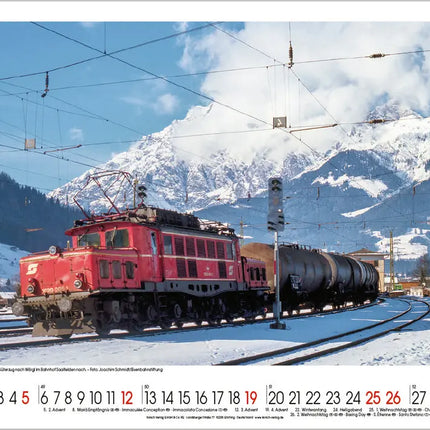 Korsch Verlag Fascinerende Eisenbahnen Kalender 2027