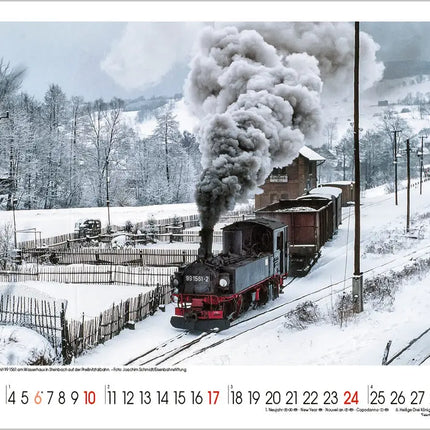 Korsch Verlag Fascinerende Eisenbahnen Kalender 2027