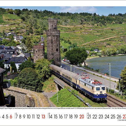 Korsch Verlag Fascinerende Eisenbahnen Kalender 2027