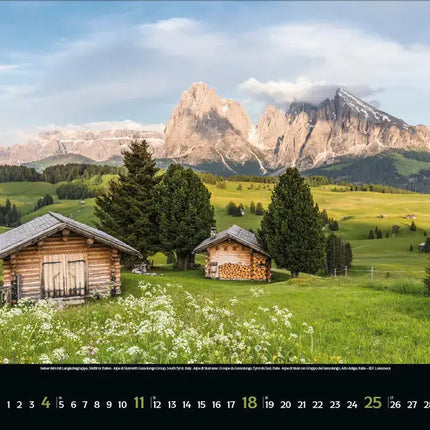 Korsch Verlag Faszination Alpen Kalender 2027