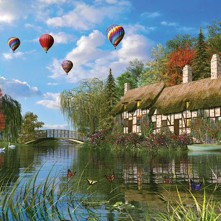 KS Games Old River Cottage Puzzel 1000 Stukjes