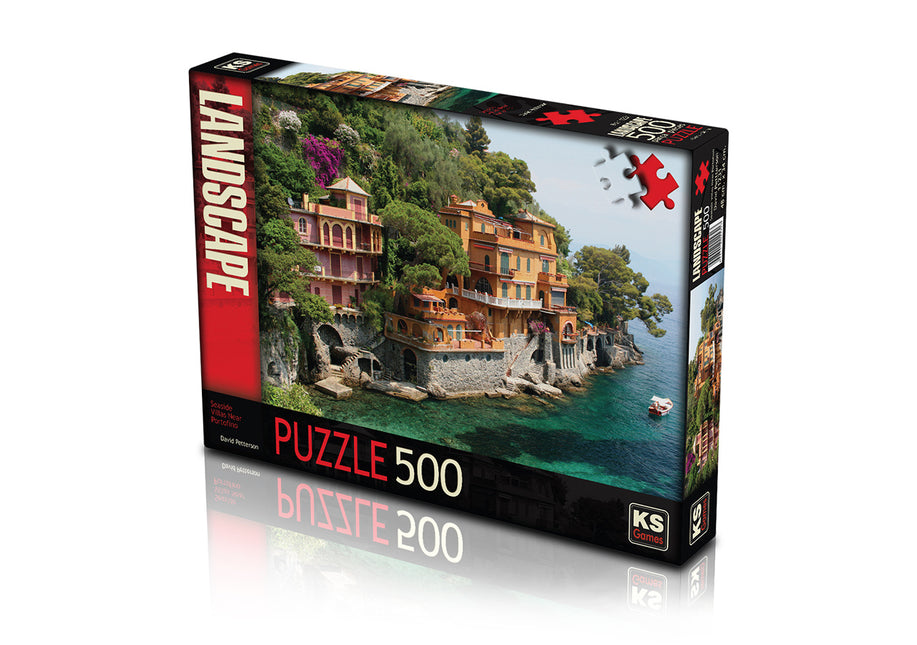 KS Games Seaside Villas near Portofino Puzzel 500 Stukjes