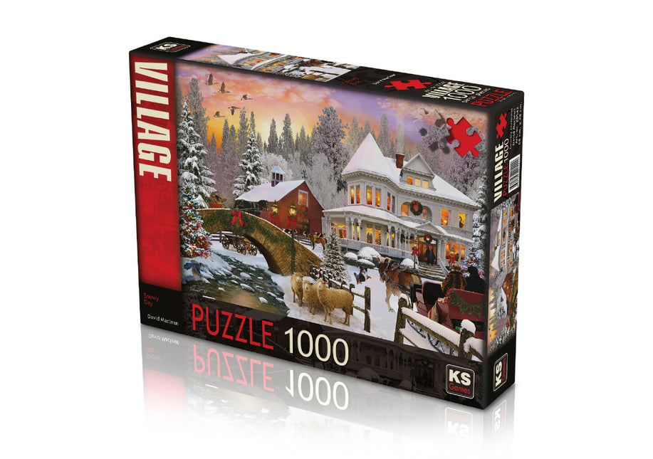 KS Games Snowy Day Puzzel 1000 Stukjes