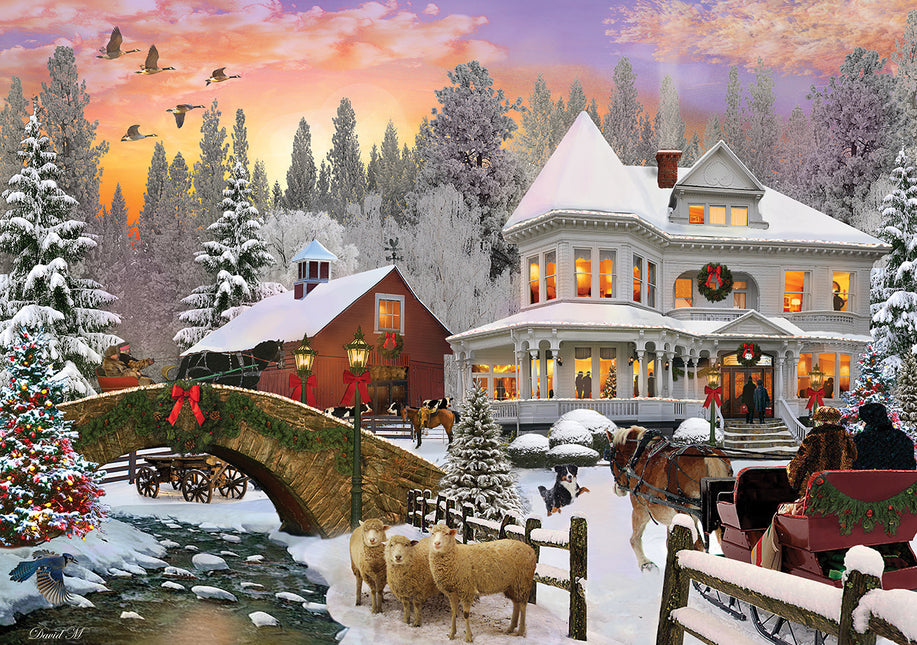 KS Games Snowy Day Puzzel 1000 Stukjes