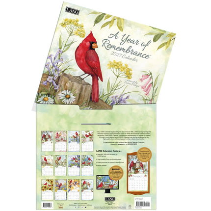 LANG A Year of Remembrance Kalender 2027