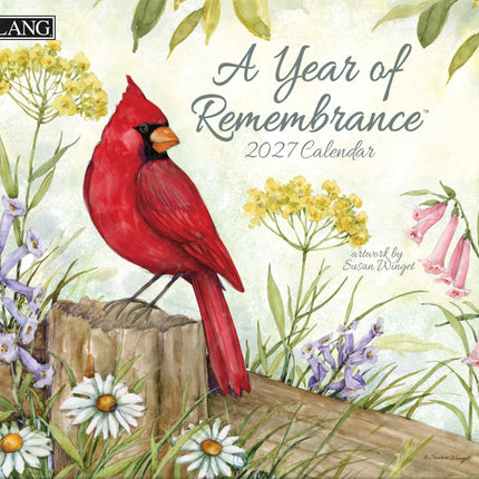 LANG A Year of Remembrance Kalender 2027