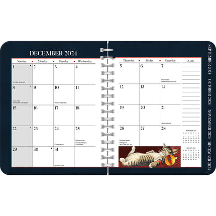 LANG American Cat Deluxe Planner 2025
