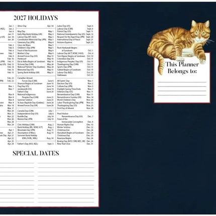 LANG American Cat Zakagenda 2027