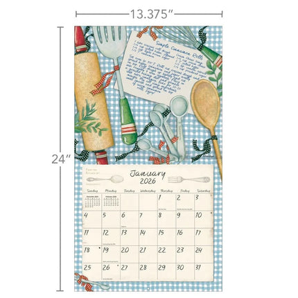 LANG American Kitchen Kalender 2026