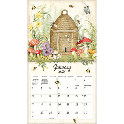 LANG Bees In Bloom Kalender 2027