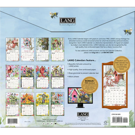 LANG Birdhouses Kalender 2027