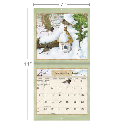 LANG Birds in the Garden Mini Kalender 2027