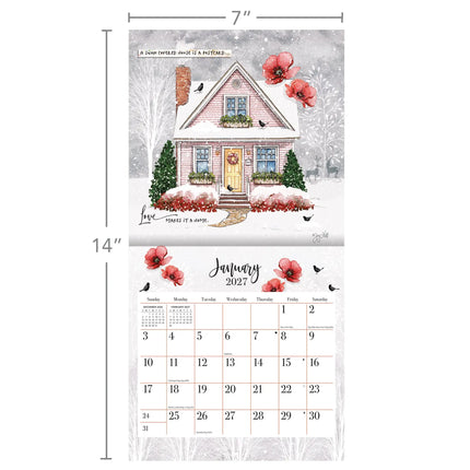 LANG Bless This Home Mini Kalender 2027