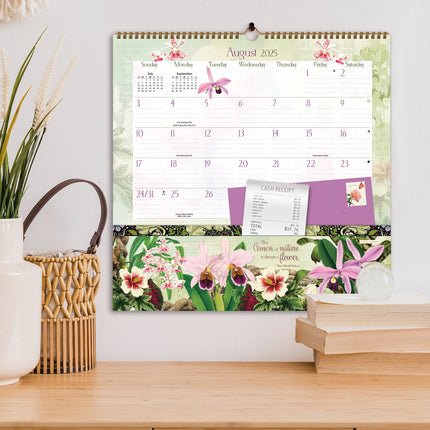 LANG Botanical Gardens Pocket Note Nook Kalender 2025