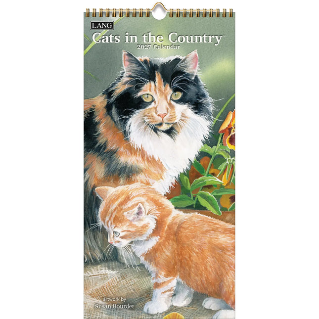 LANG Cats in the Country Kalender 2026 Small