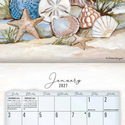 LANG Coastal Shores Mini Kalender 2027