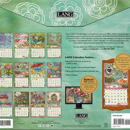 LANG Color my World Kalender 2027