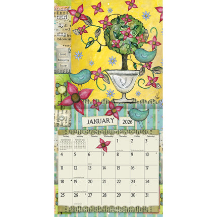LANG Color my World Mini Kalender 2026