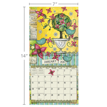 LANG Color my World Mini Kalender 2026