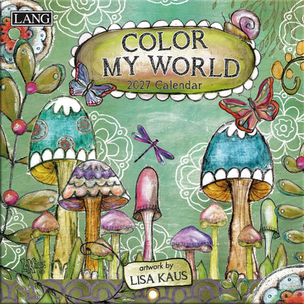 LANG Color my World Mini Kalender 2027
