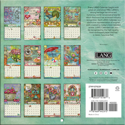 LANG Color my World Mini Kalender 2027