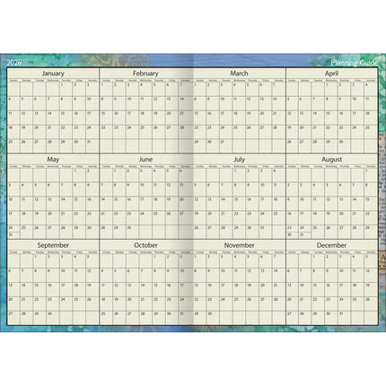 LANG Color my World  Pocket Agenda 2026