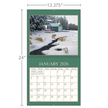 LANG Cottage Country Kalender 2026