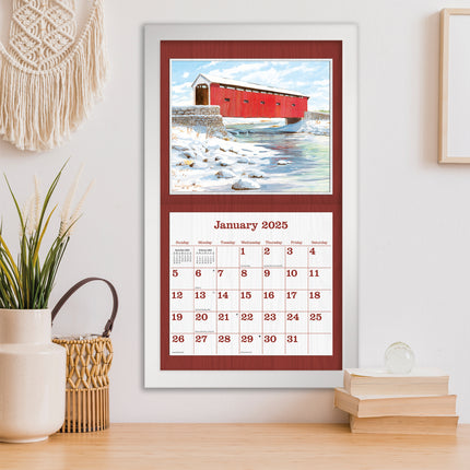 LANG Covered Bridge Kalender 2025