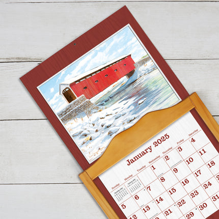 LANG Covered Bridge Kalender 2025