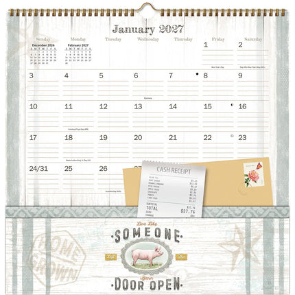 LANG Farm Fresh Note Nook Kalender 2027