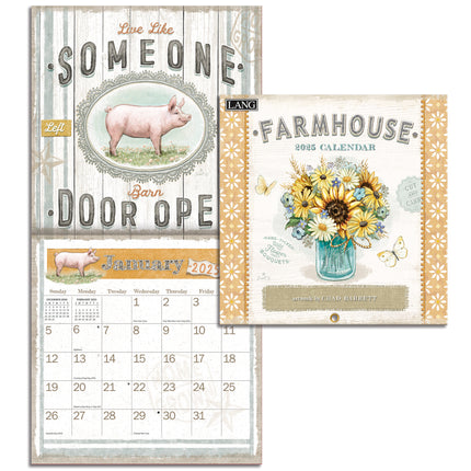 LANG Farm House Mini Kalender 2025