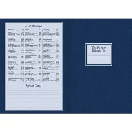 LANG Folk Art Pocket Agenda 2026