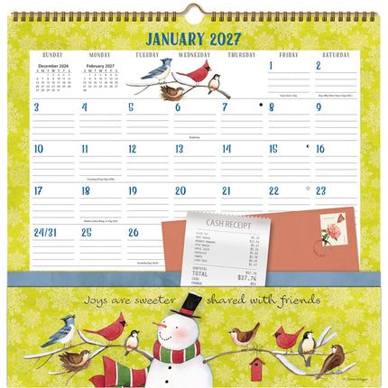 LANG Folk Song Pocket Note Nook Kalender 2026