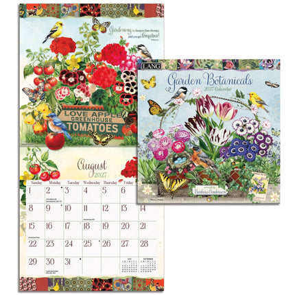 LANG Garden Botanicals Mini Kalender 2027